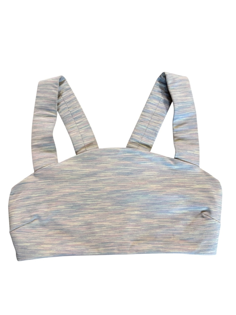 Outdoor Voices XS Heathered Pastel Blue Sports Bralette